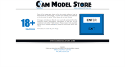 Desktop Screenshot of cammodelstore.com